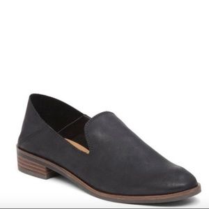 Lucky Brand Black Cahill Flat